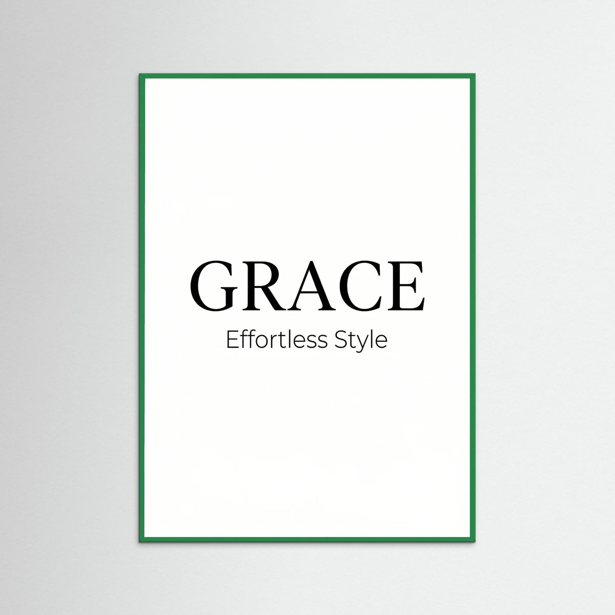 Green Wood Coco Chic Typography