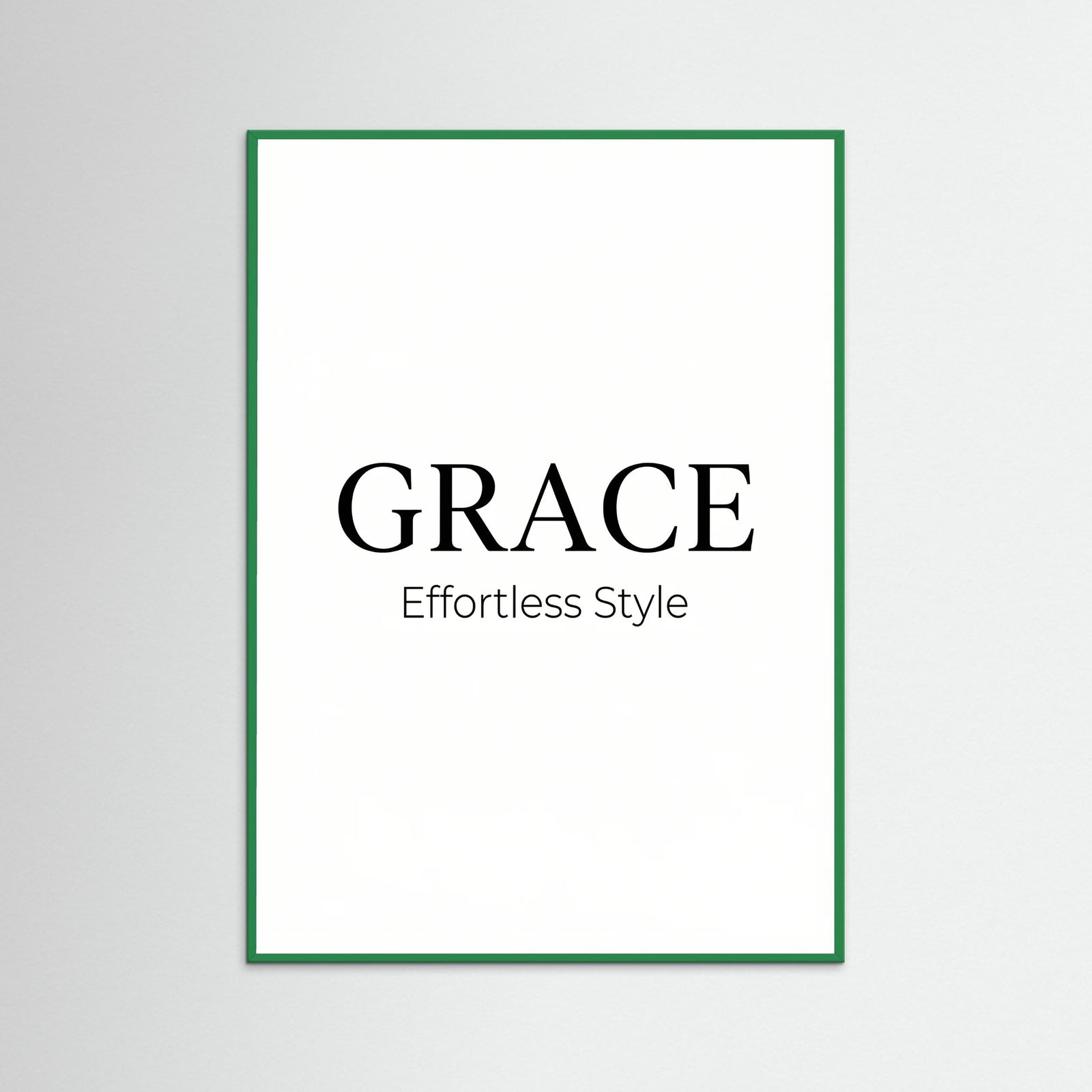 Green Wood Coco Chic Typography