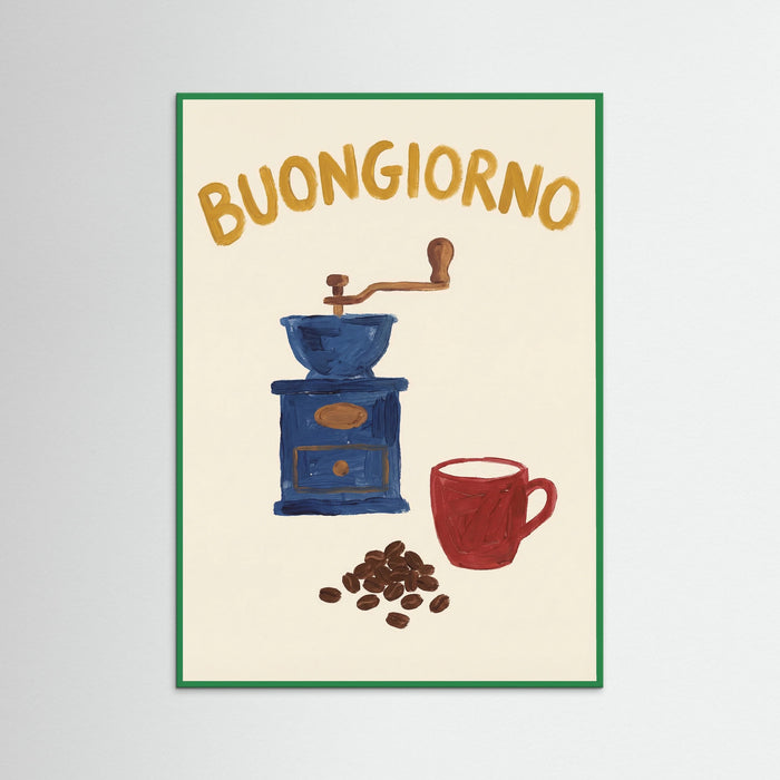 Green Wood Coffee Break Charm