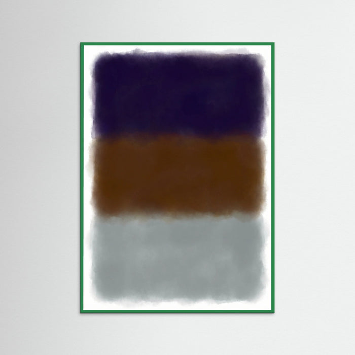 Green Wood Color Field Harmony