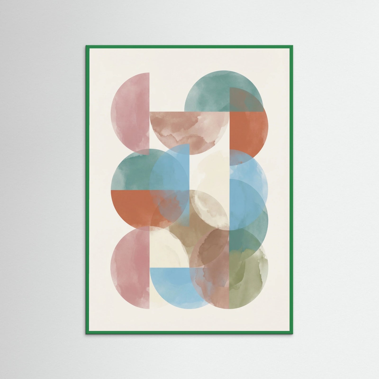 Green Wood Color Theory Exhibition