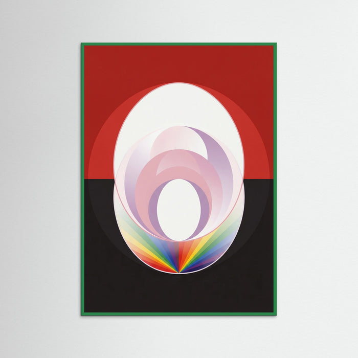 Green Wood Concentric Radiance
