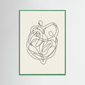 Green Wood Connected Faces