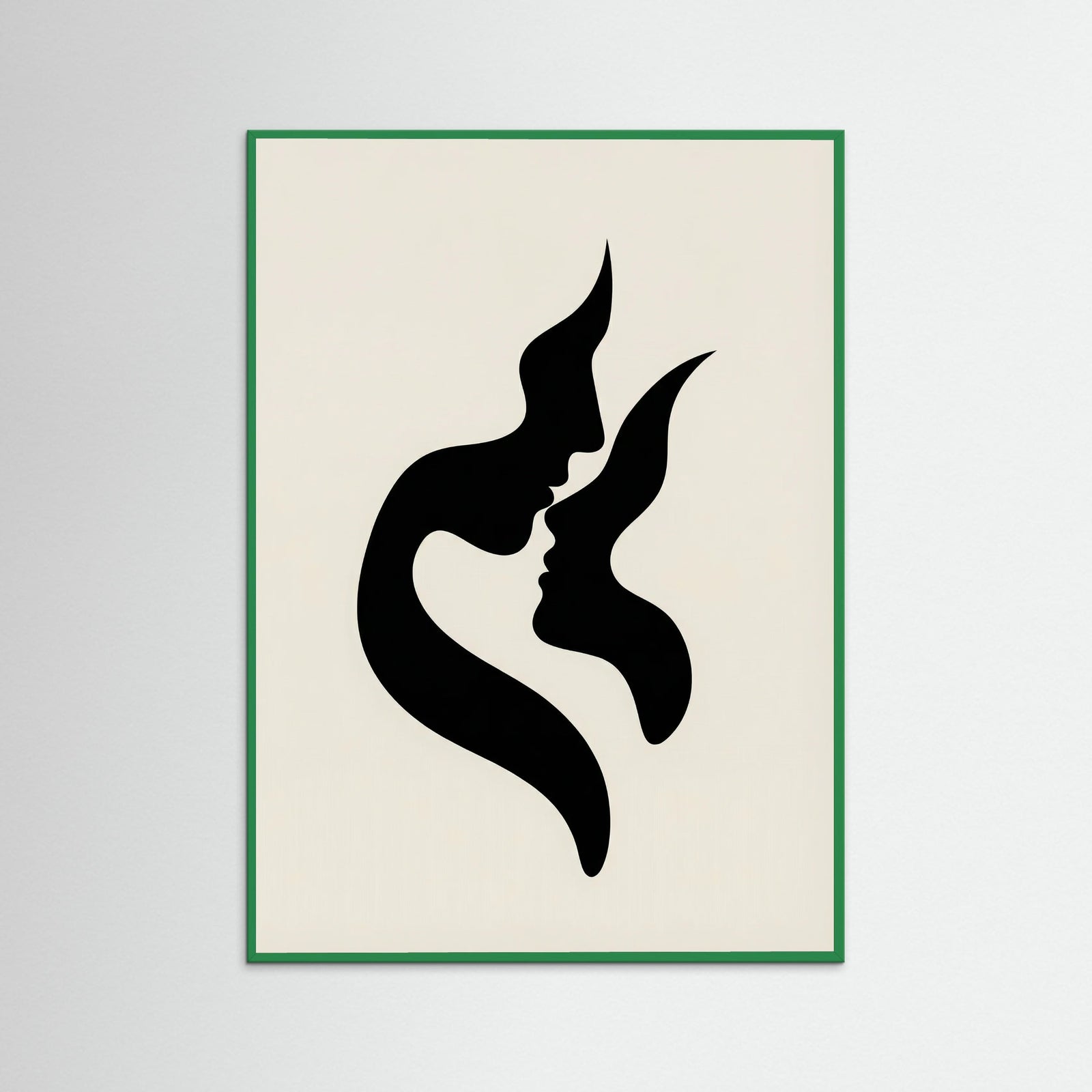 Green Wood Connected Hands