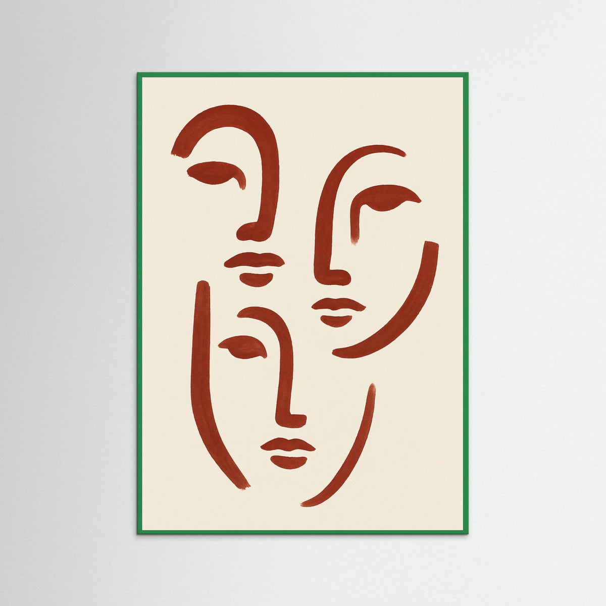 Green Wood Contemplative Contours