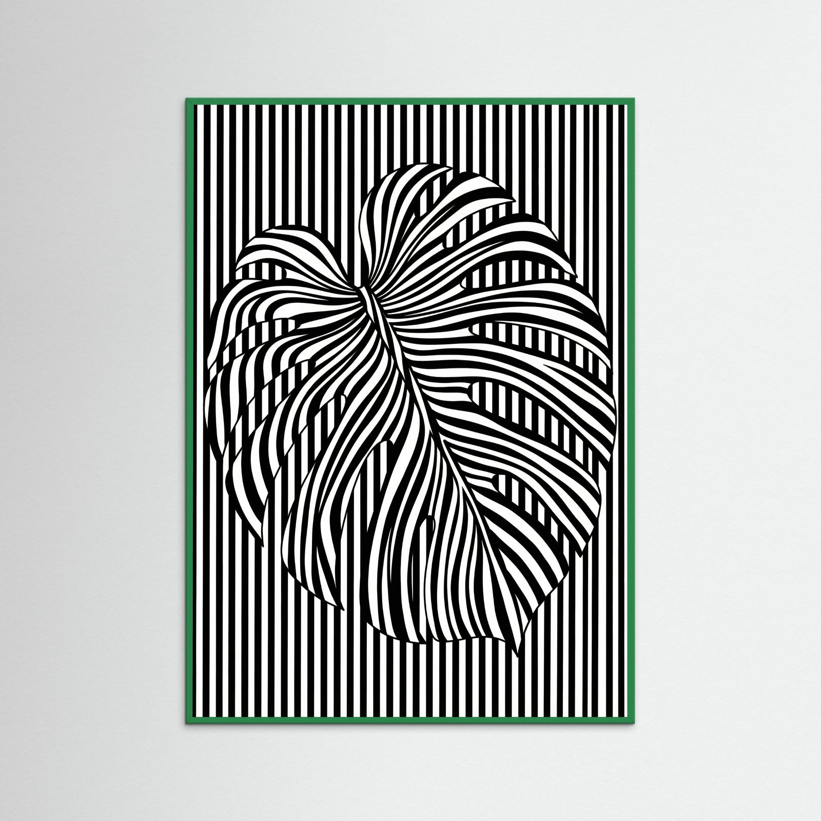 Green Wood Contrast Embrace