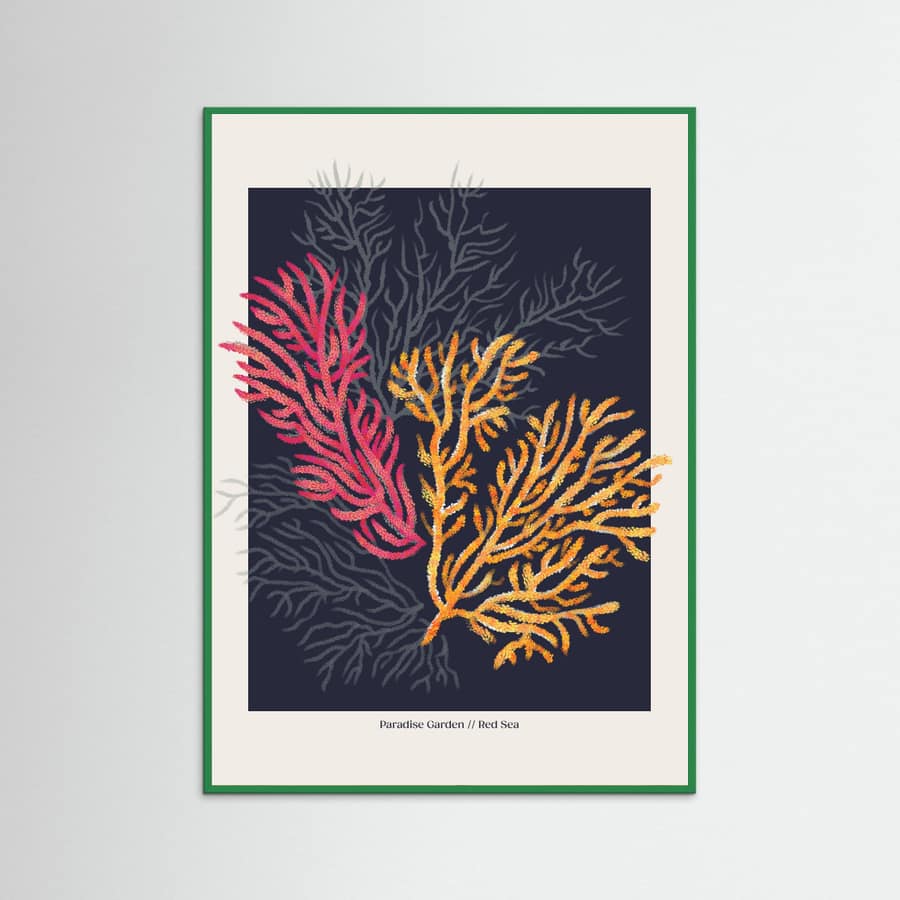 Affiche Coral Garden Paradise Garden – affiche et impression d’art