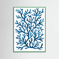 Coral pattern II Poster – poster and art print