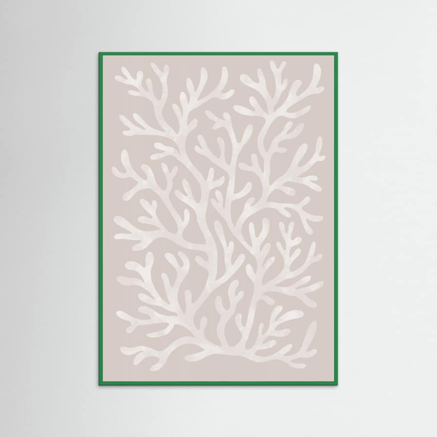 Coral pattern II Poster – poster and art print