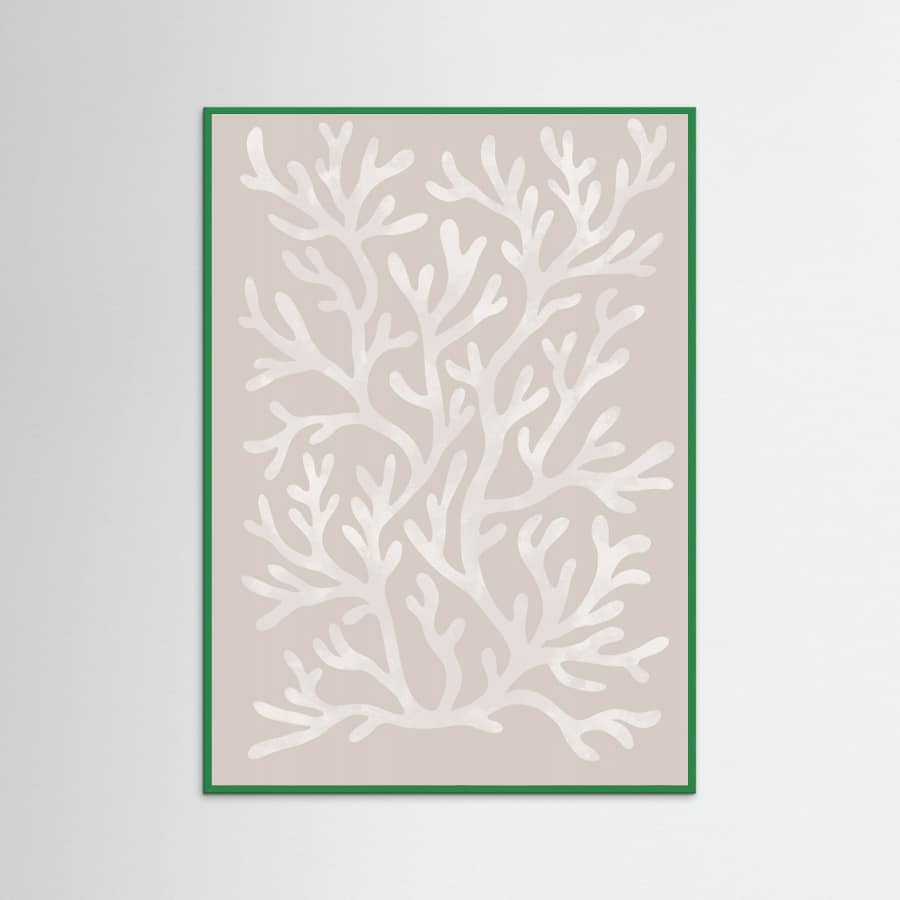 Coral pattern Poster – poster and art print