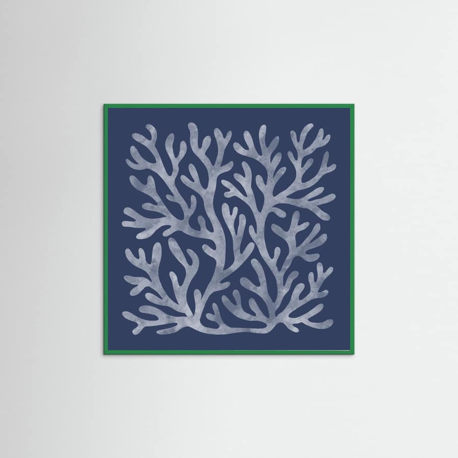 Coral square Poster – poster and art print