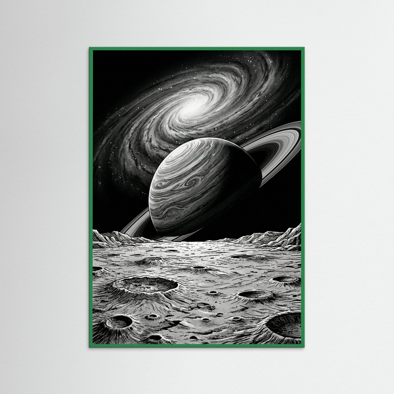 Green Wood Cosmic Vista