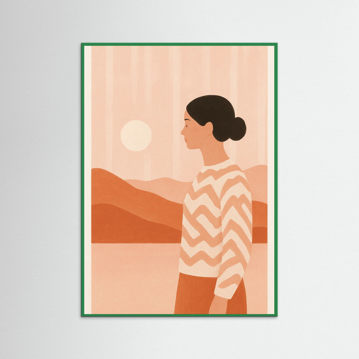Green Wood Cotton Cocoon