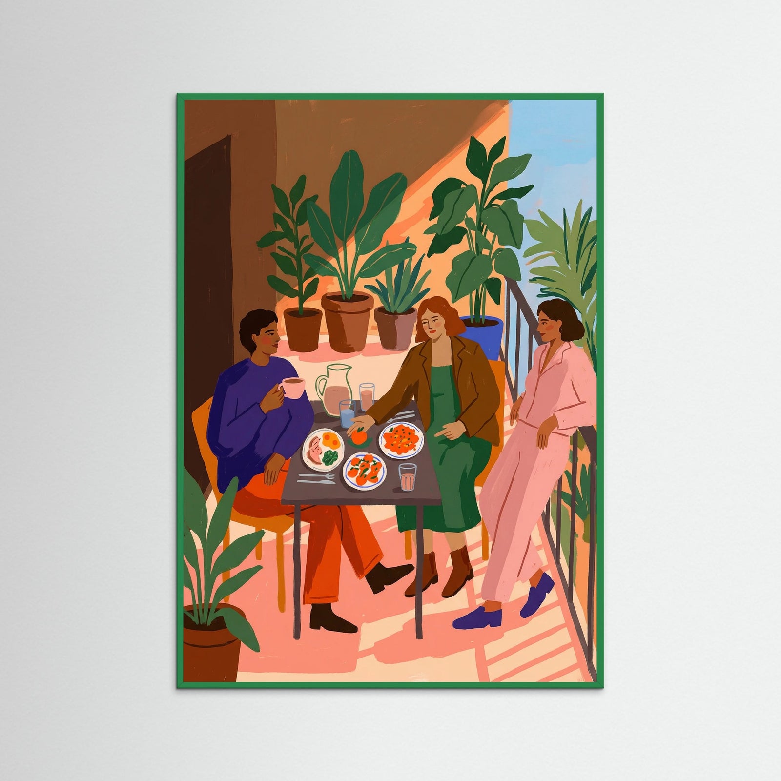 Green Wood Cozy Gathering