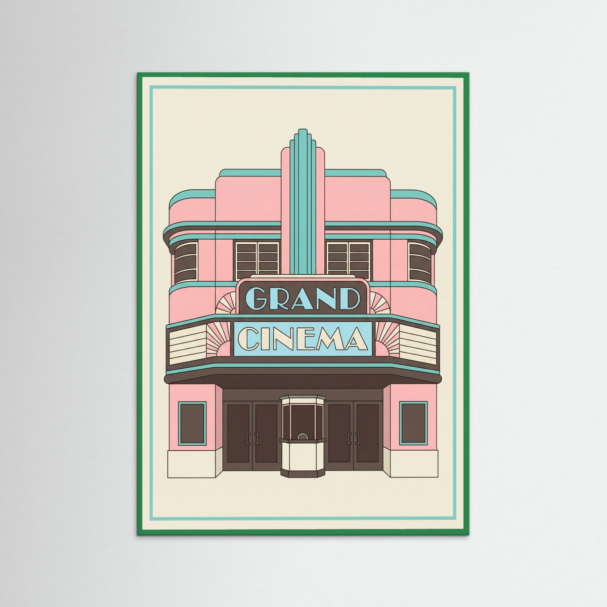 Green Wood Crescent Facade