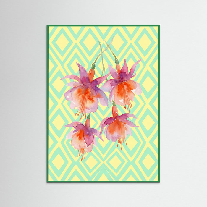 Green Wood Crimson Bloom Checkers