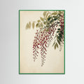 Green Wood Crimson Bloom