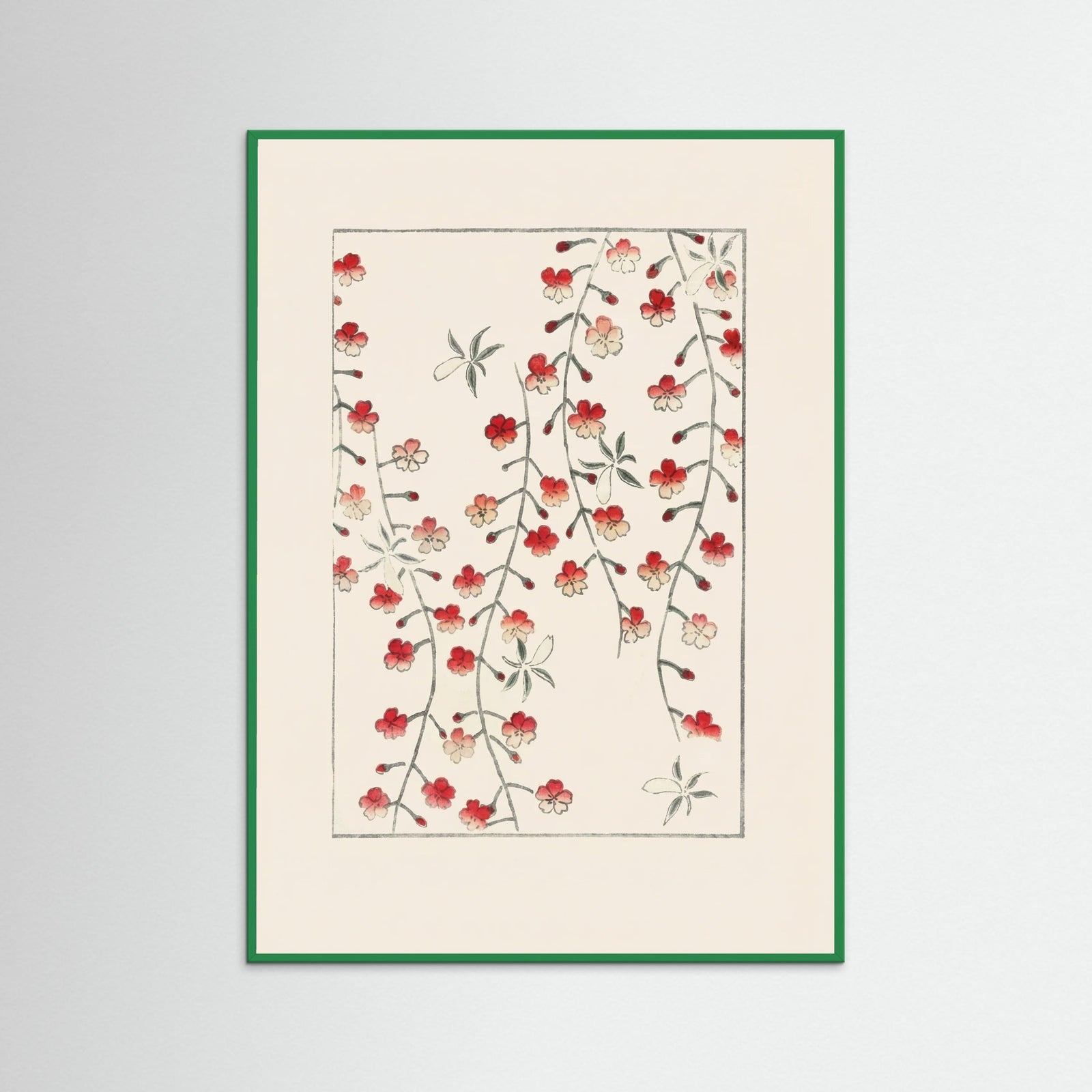 Green Wood Crimson Botanical Cascade