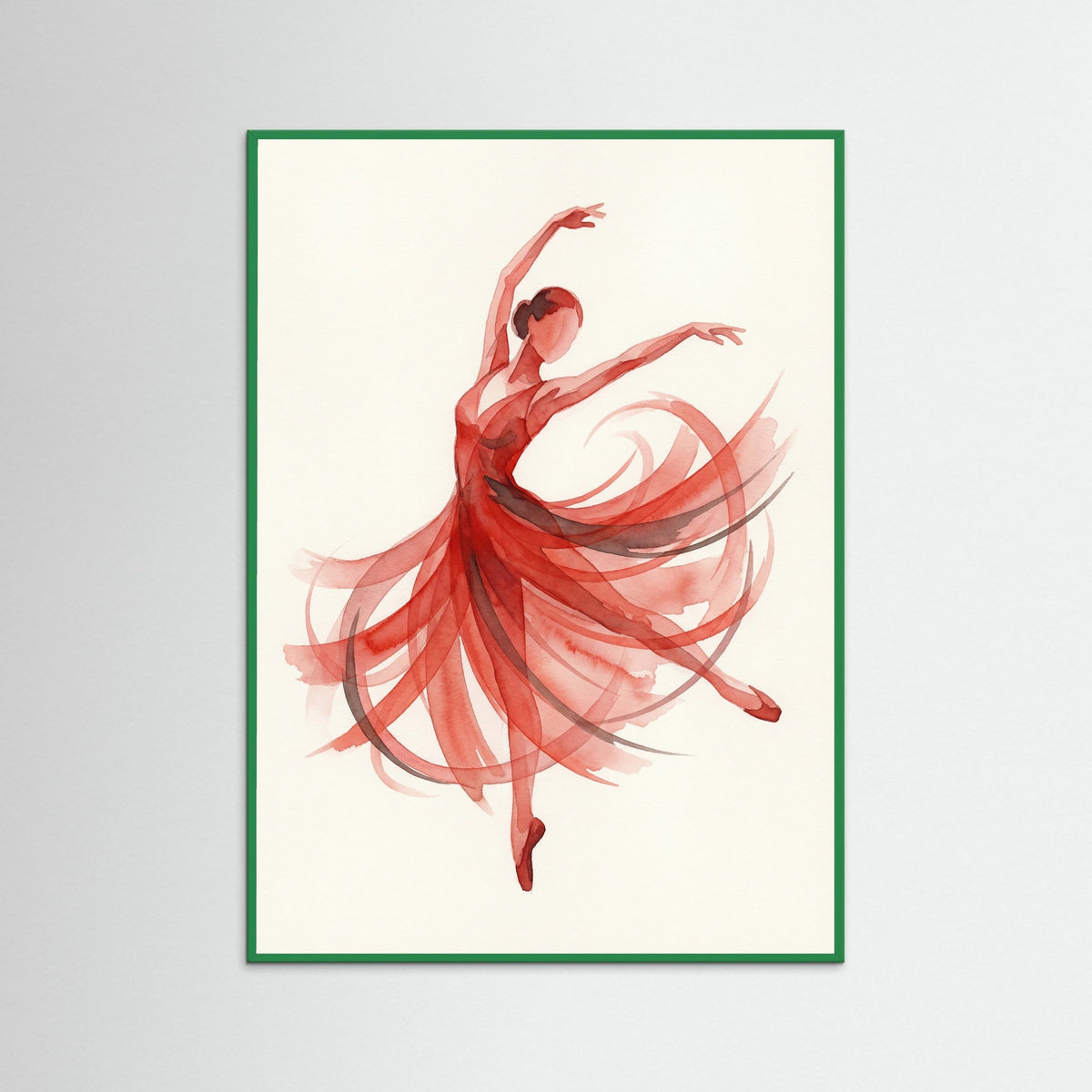 Green Wood Crimson Flow