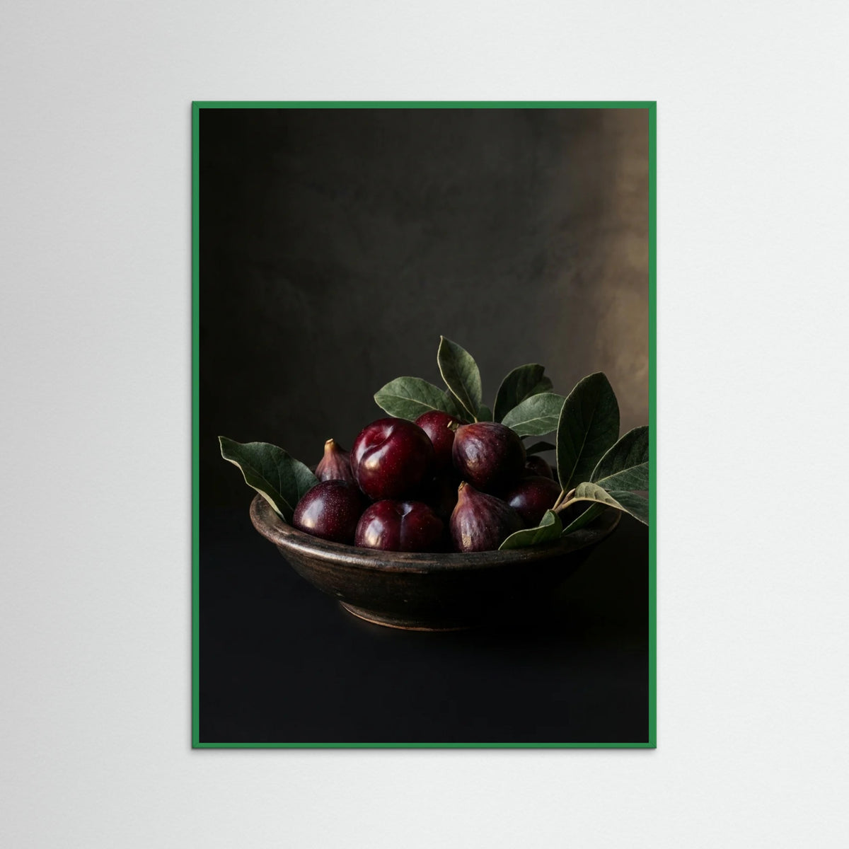 Green Wood Crimson Stillness