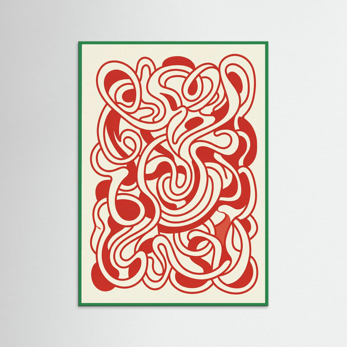 Green Wood Crimson Structure