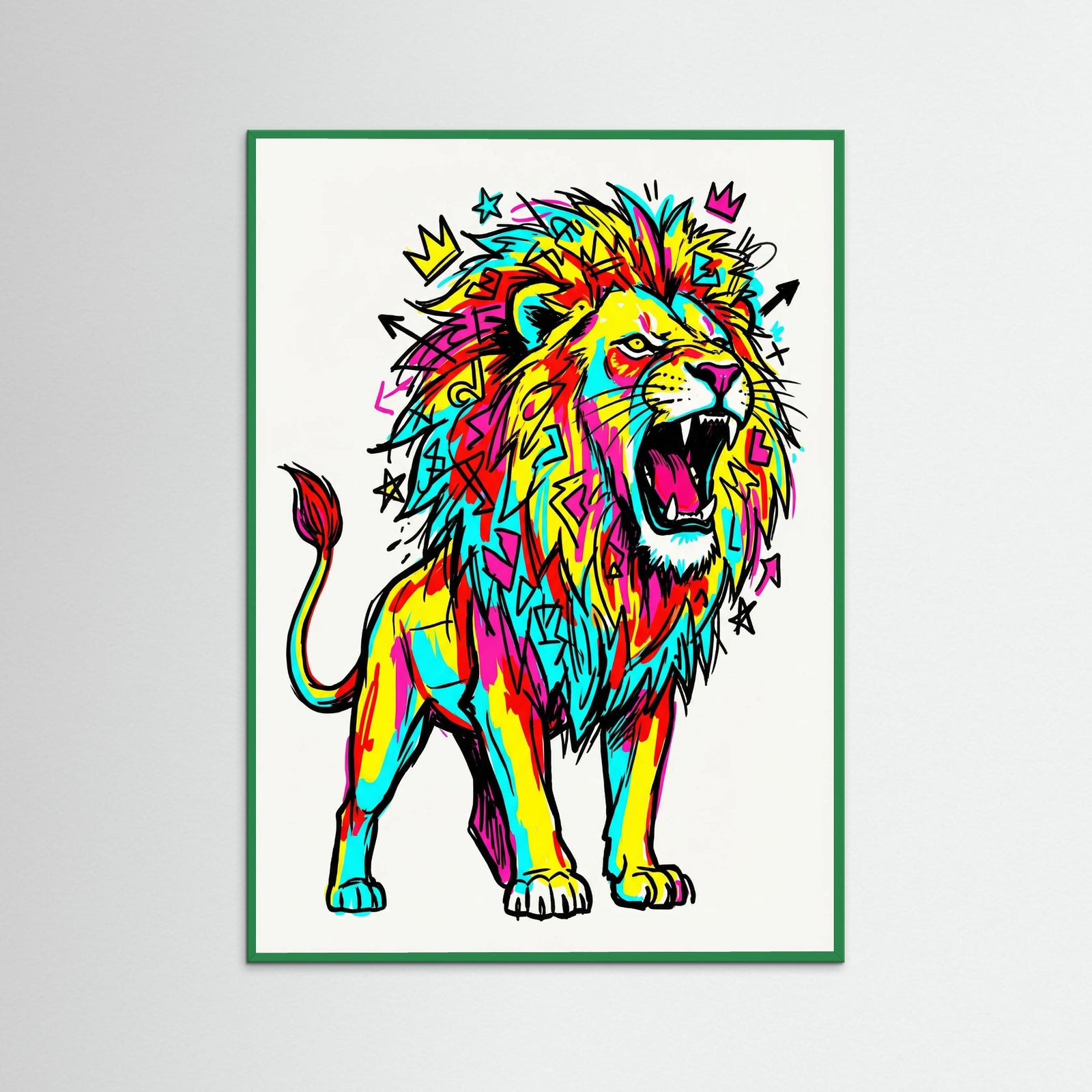 Green Wood Crowned Expression