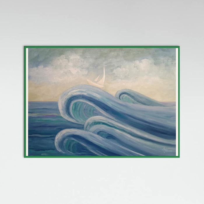 Crowning the Waves Poster – poster och konsttryck