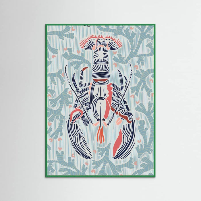 Crustacean Core mint Poster – poster and art print