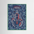 Crustacean Core navy Poster – poster and art print