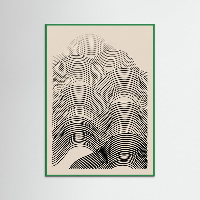Green Wood Curved Flow
