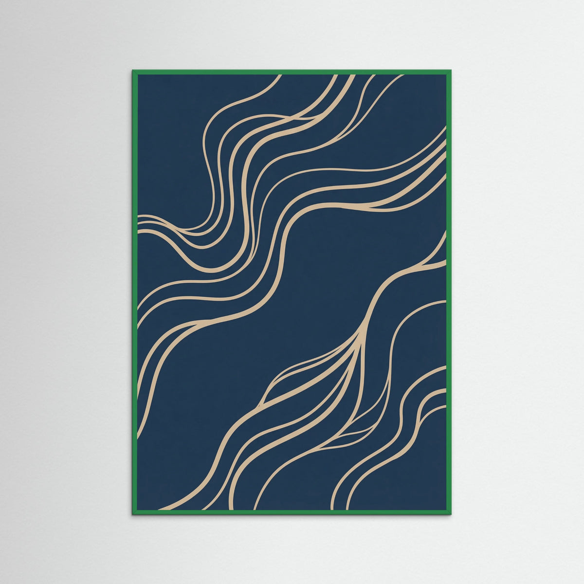 Green Wood Curved Paths