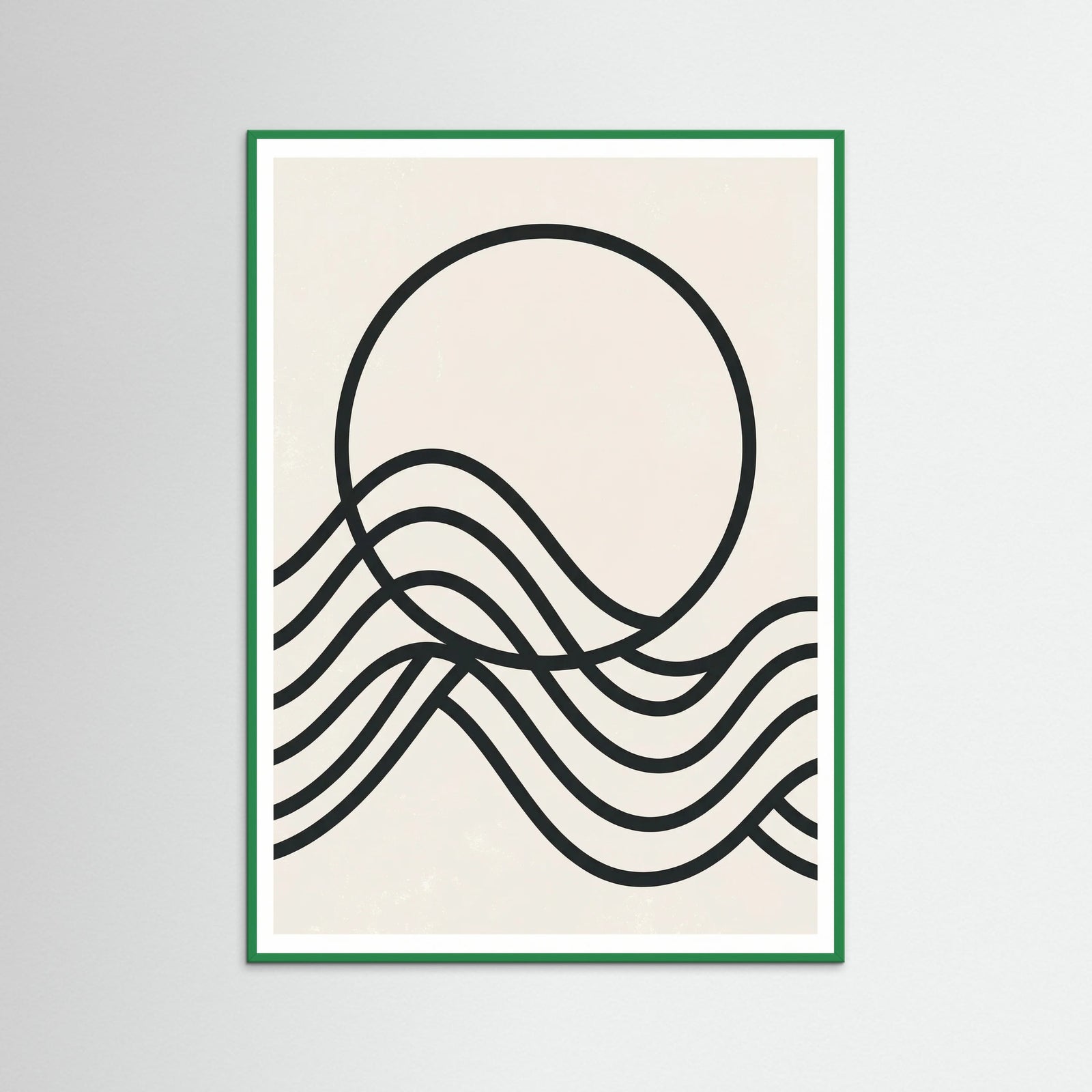 Green Wood Curved Rhythms