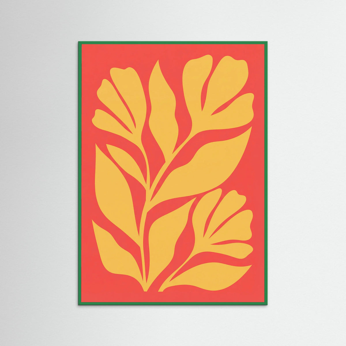 Green Wood Dancing Coral Figure