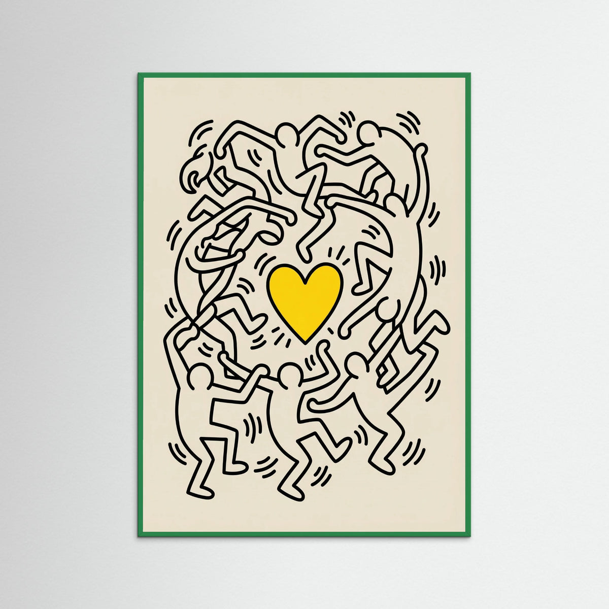 Green Wood Dancing Daisy Bloom