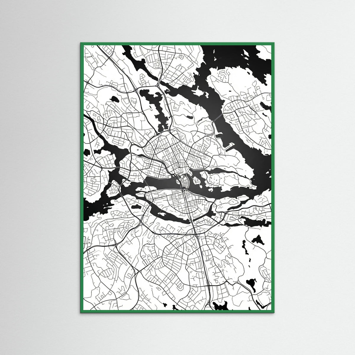 Green Wood Danish Cityscape