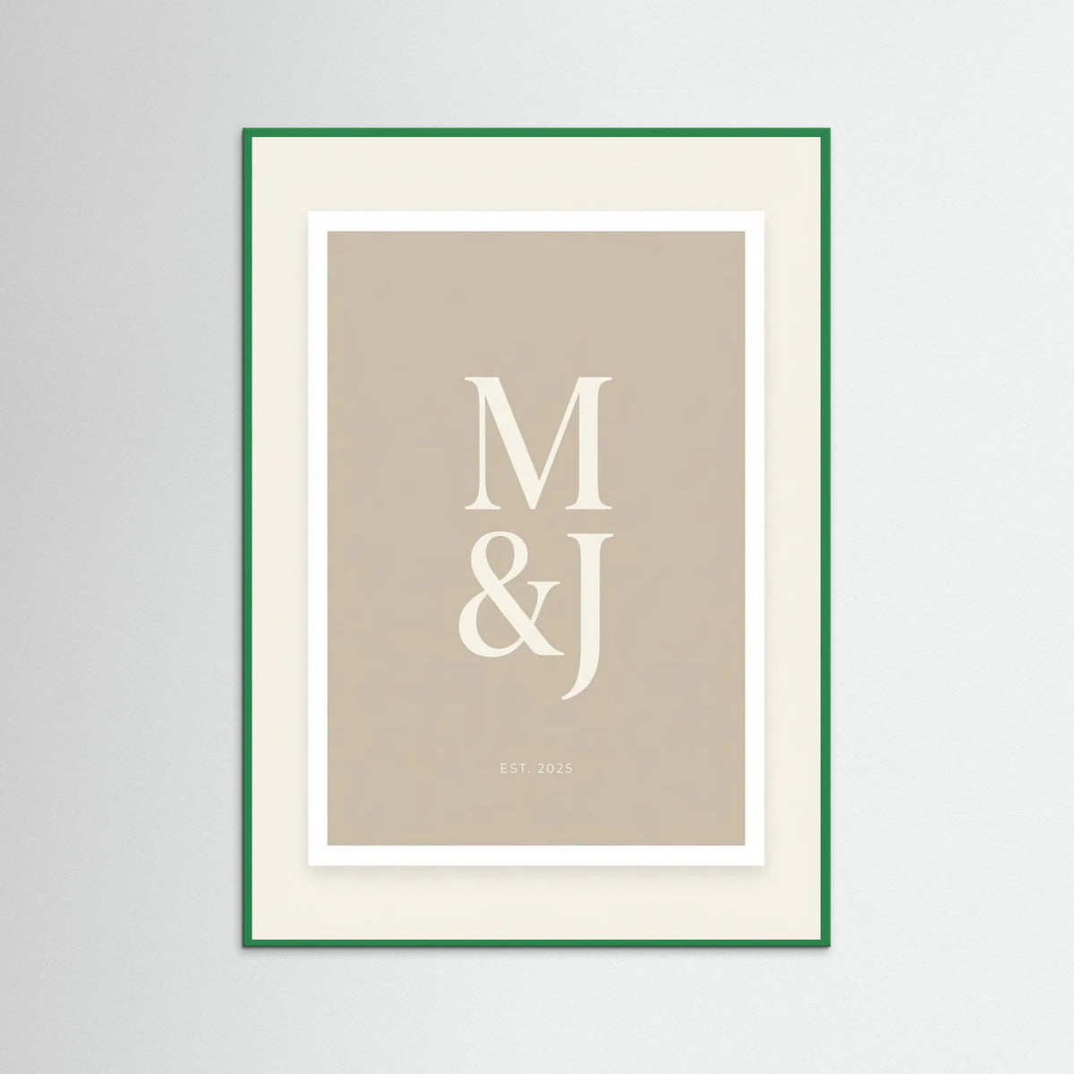 Green Wood Date Elegance
