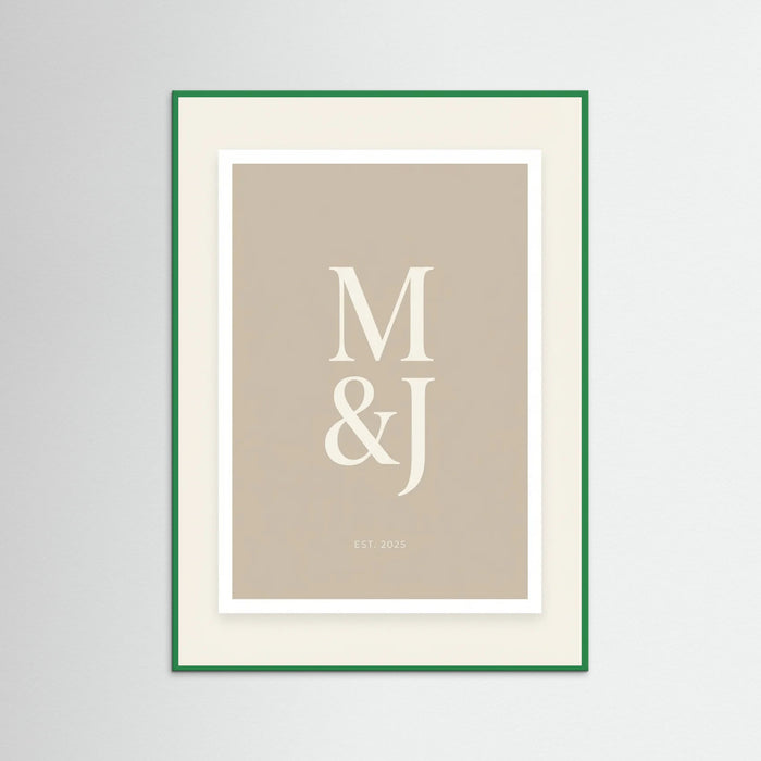 Green Wood Date Elegance