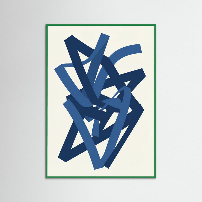 Green Wood Deep Blue Strands