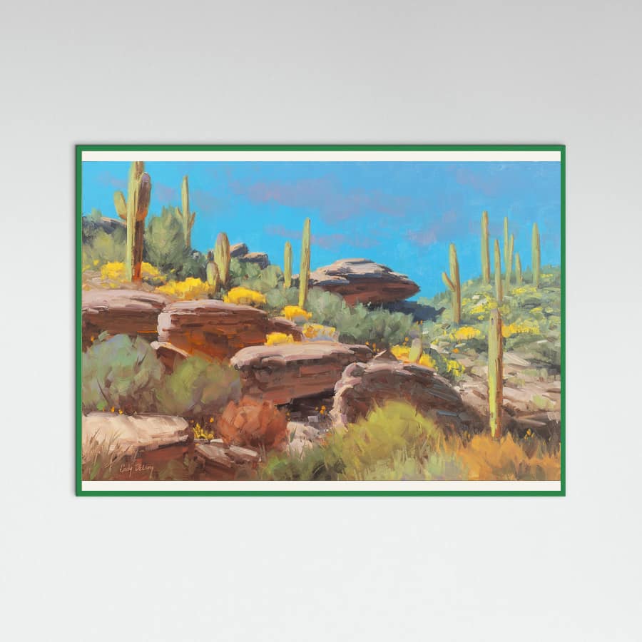 Desert Bloom Poster – plakat og kunsttryk