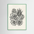 Green Wood Desert Bloom