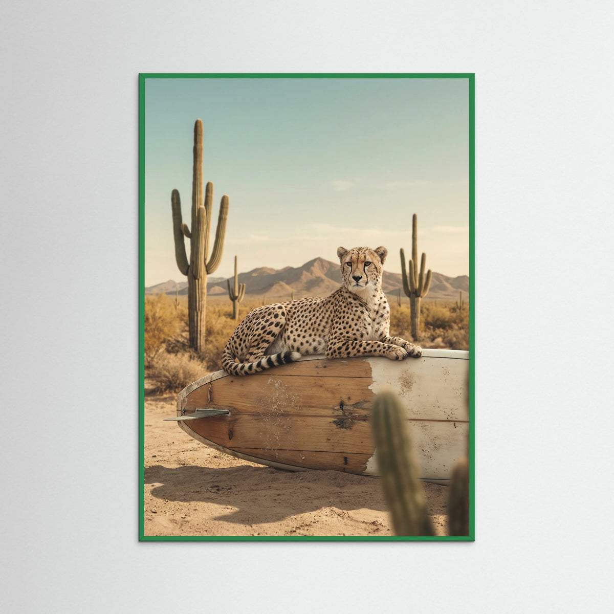 Green Wood Desert Predator