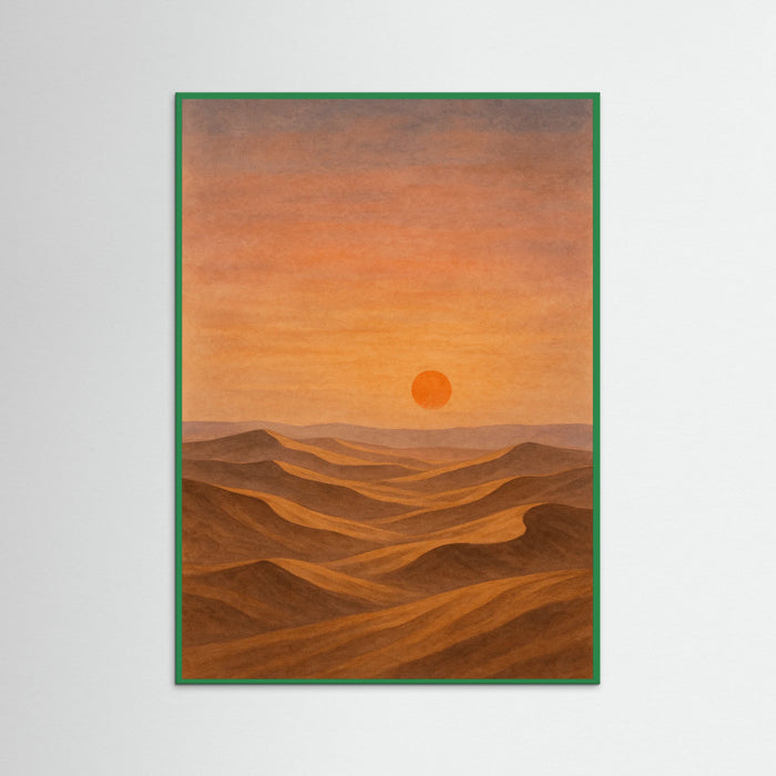 Green Wood Desert Silence