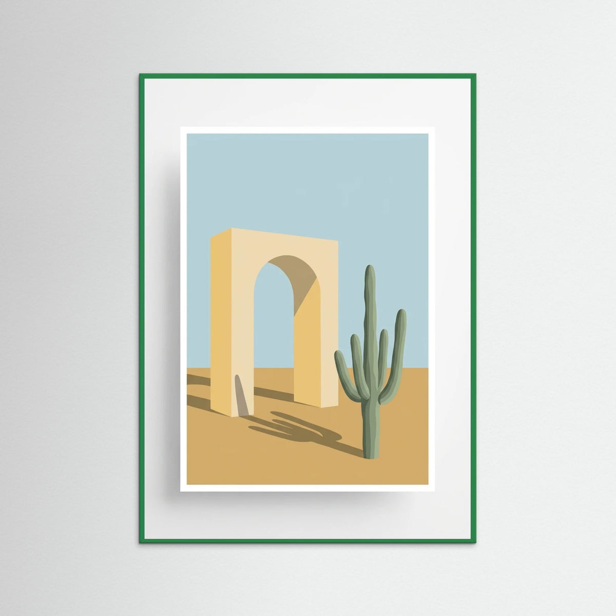 Green Wood Desert Solitude