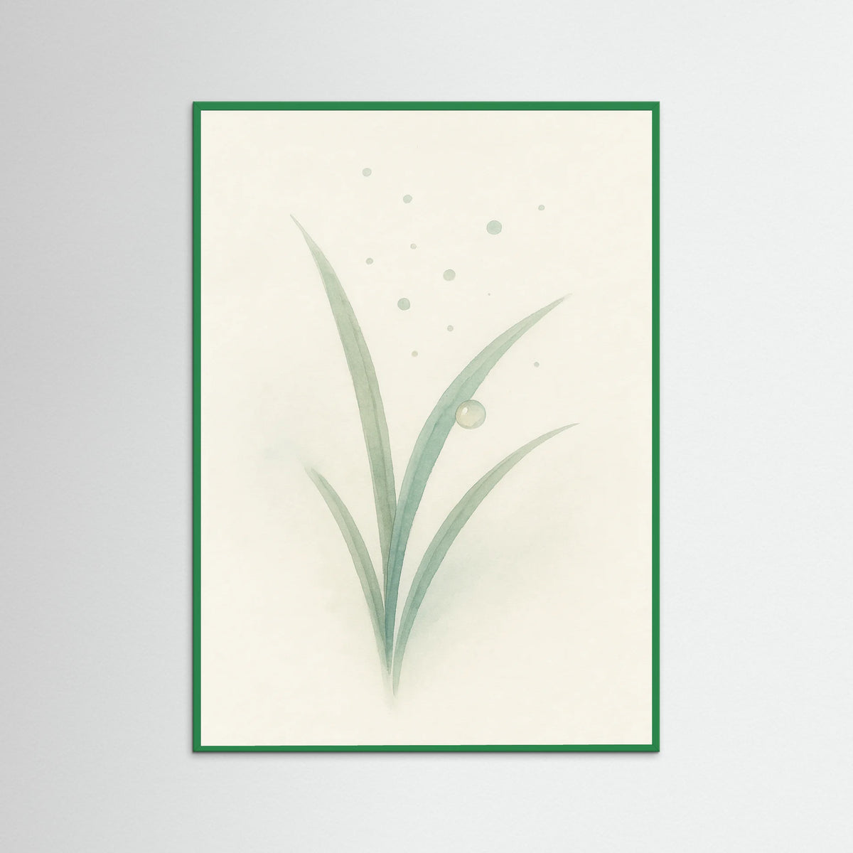 Green Wood Dewy Morning