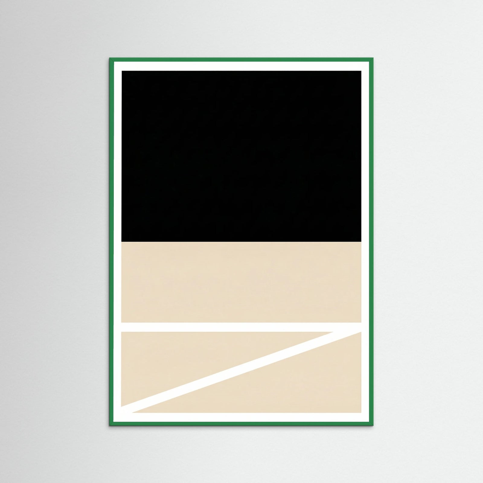 Green Wood Diagonal Balance