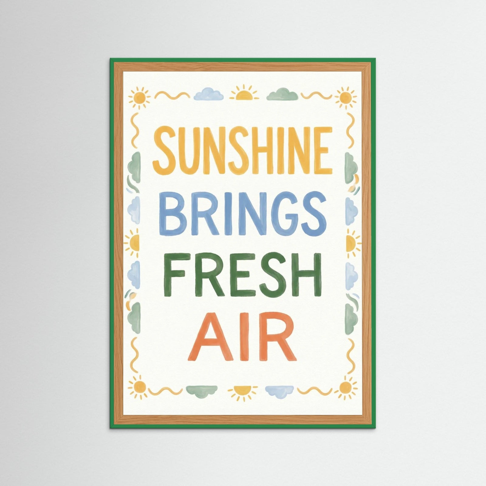 Green Wood Dinner Party Affirmation