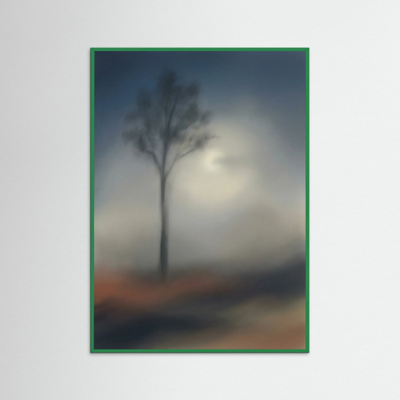 Green Wood Distant Calm