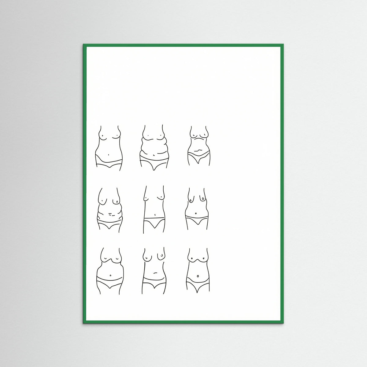 Green Wood Diverse Figures