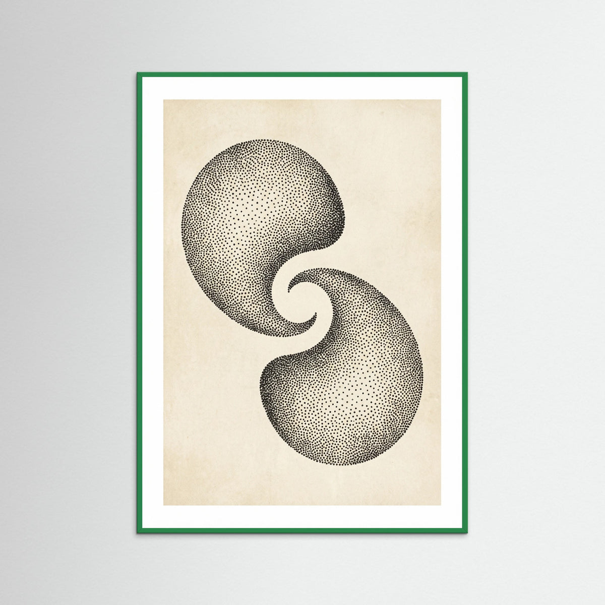 Green Wood Dotted Cosmos