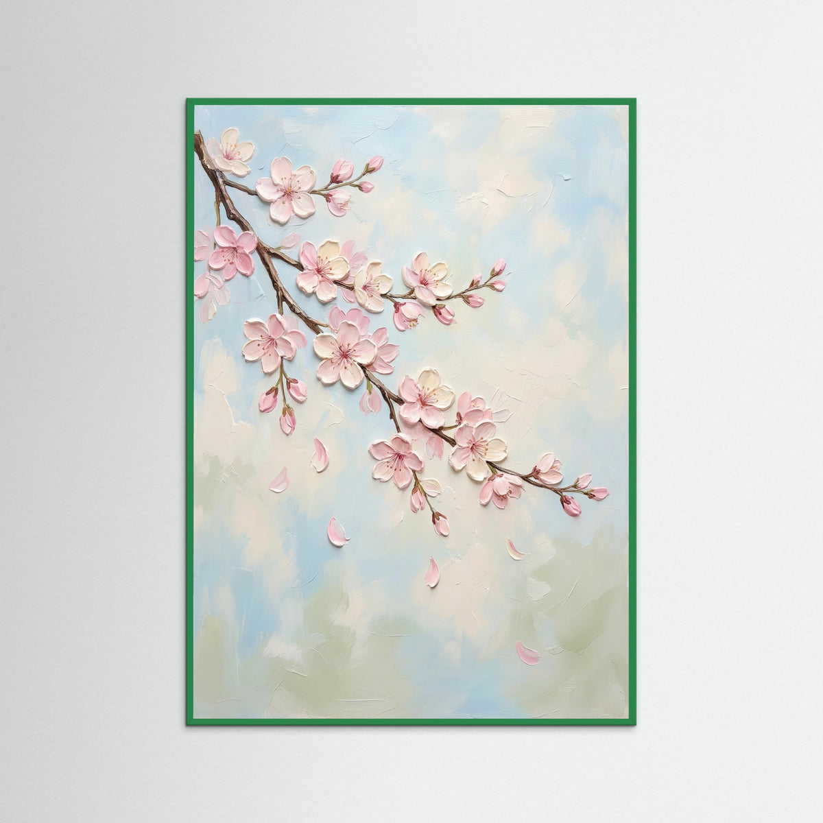 Green Wood Dreamy Blossomscape